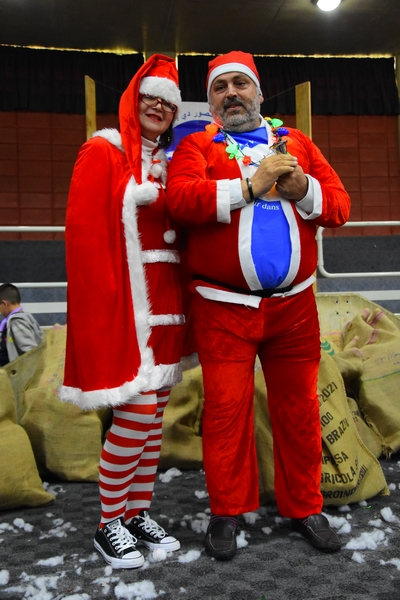 Saint Vincent de paul celebrating Christmas at Jesus & Mary school